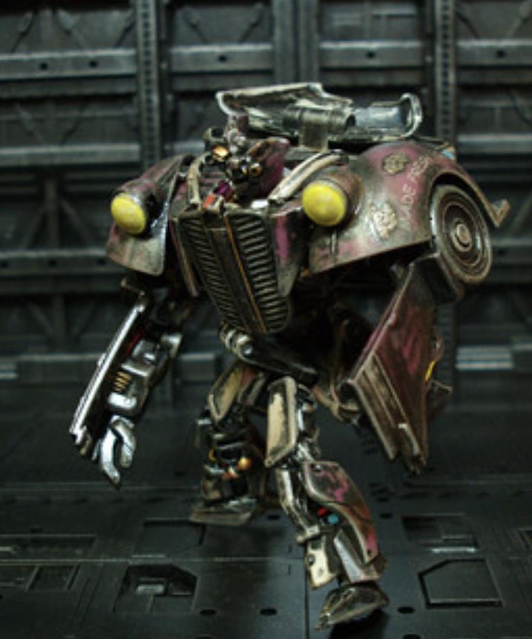 双胞胎|变形金刚动漫人物:重涂《卷土重来》顽强的双胞胎-黑金属冰激凌