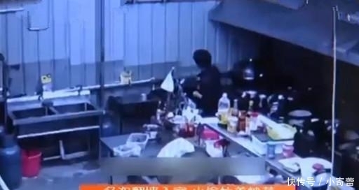  老板|小偷深夜接连光顾同家饭店，只为练炒菜，老板：走前还把锅也刷了