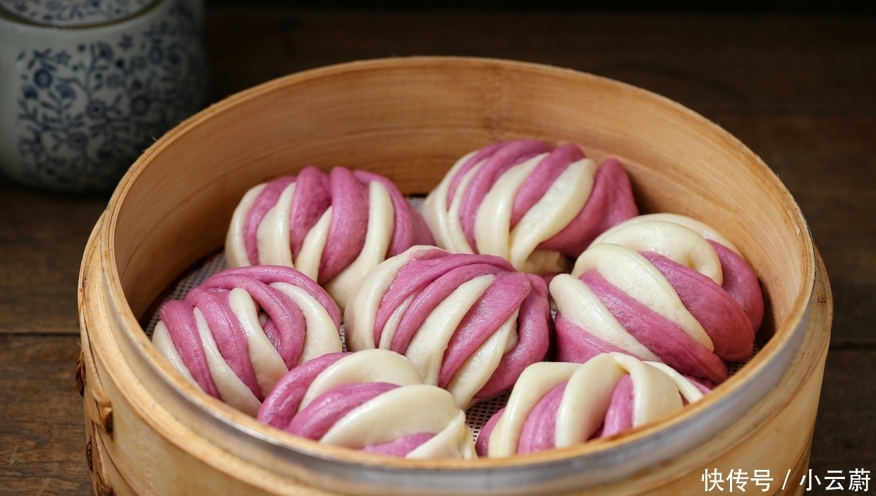 双色|无需任何技巧就能做出双色花卷,层次分明、暄软香甜,漂亮极了!