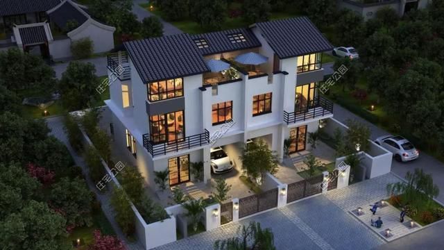  全都|2020年回村建房，这20套户型图火了，车库露台堂屋大院，全都有