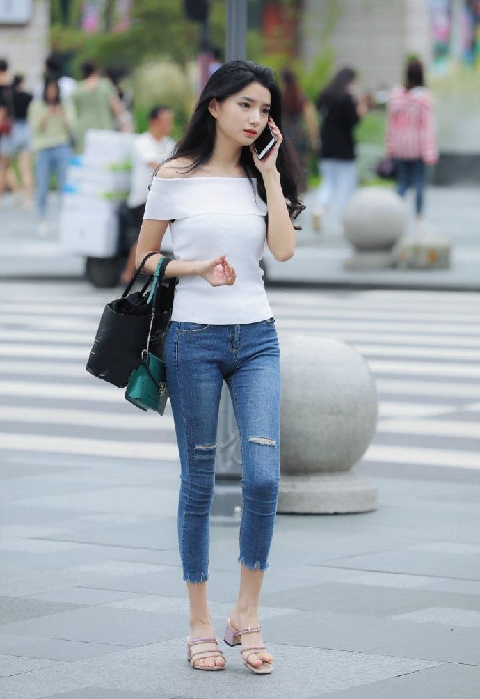  整体造型|时尚女生就是任性，选择牛仔裤来打造夏日造型，美出了想要的风格