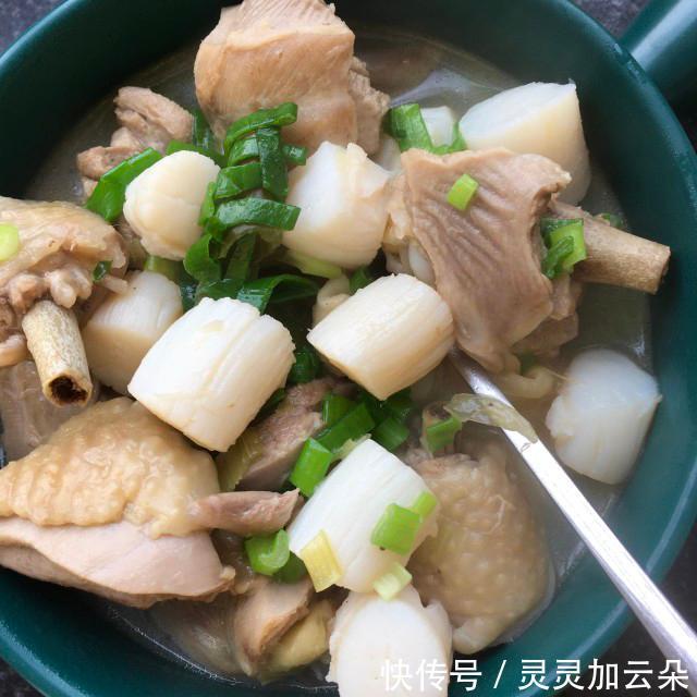 鲜贝|鲜贝炖土鸡腿,营养滋补,鲜美可口