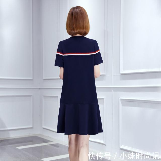 微胖|微胖的女人,穿这款连衣裙真的会显瘦喔~