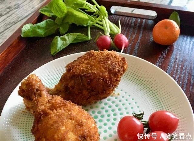  外卖|自制炸鸡腿，味道堪比外卖哦