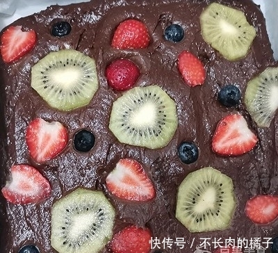 水果|水果巧克力蛋糕#一道菜表白豆果美食#