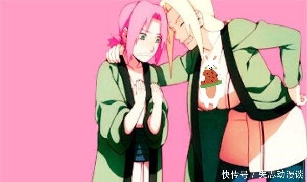 纲手|忍者穿上师傅的衣服,小樱和纲手差距明显,佐助满脸写着嫌弃