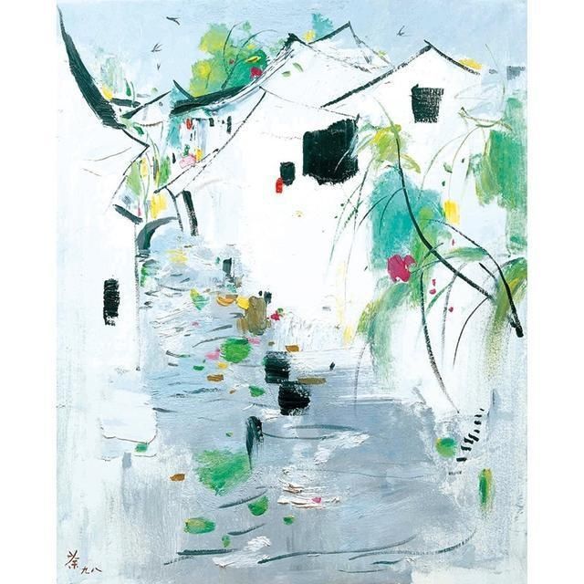  方艺术|“中国画”吴冠中画的太好，中国画在他笔下活了起来