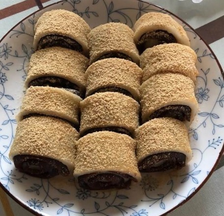 驴打滚|这点心我常做,一蒸一卷就搞定,无难度一看就会做,家人都爱吃