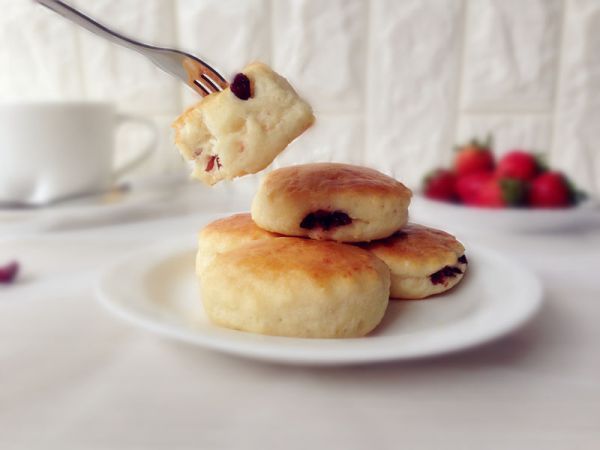 面包|蔓越莓淡奶油软面包