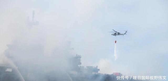 图源|“好人理查德号”生前是个体面人，要不是这次大火她就来南海了