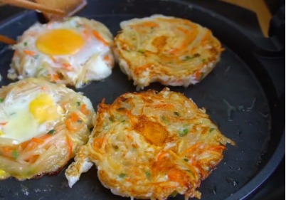 简单|1个土豆加鸡蛋，做孩子爱吃的早餐试试这样做，做法简单外酥里糯