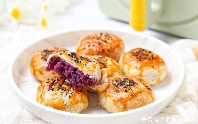 吃法|解锁手抓饼新吃法,包入紫薯馅,外皮酥脆内馅香甜,简单零失败!