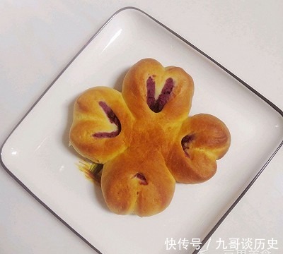 面包|幸运星四叶草面包