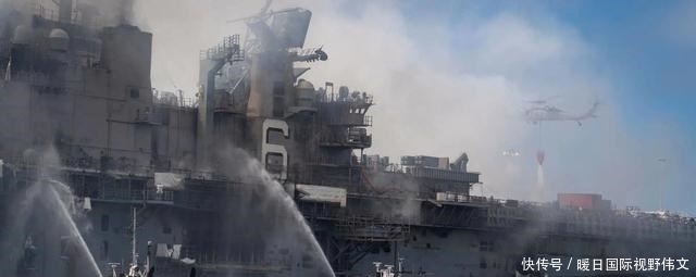 图源|“好人理查德号”生前是个体面人，要不是这次大火她就来南海了