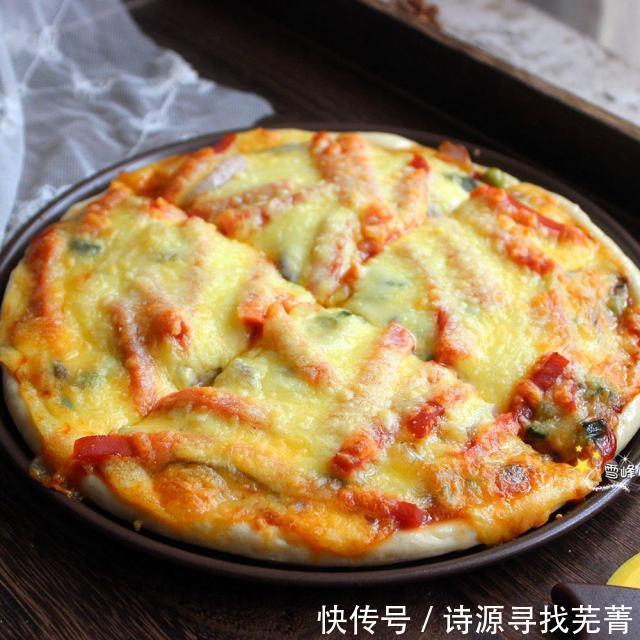 孩子|香菇披萨,孩子超喜欢,简单易做