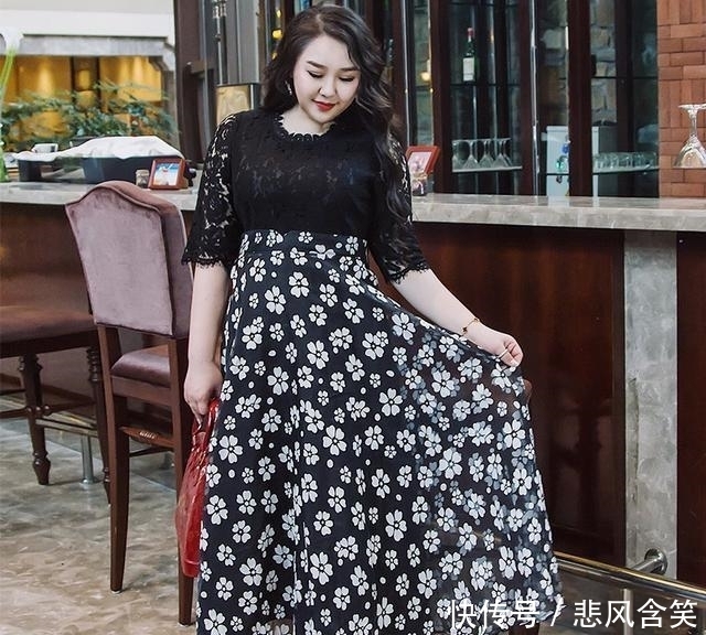 女人味|谁说微胖妹子没有女人味?连衣裙穿对了,照样美翻了