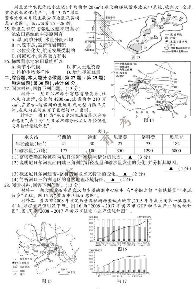 历史|2020江苏高考试题、答案:政治、历史、地理!