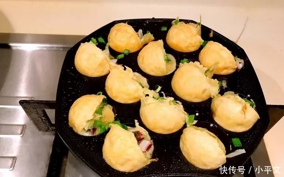 章鱼|吃多了山珍海味,来尝尝大叔做的章鱼小丸子,外酥里嫩,家人喜欢