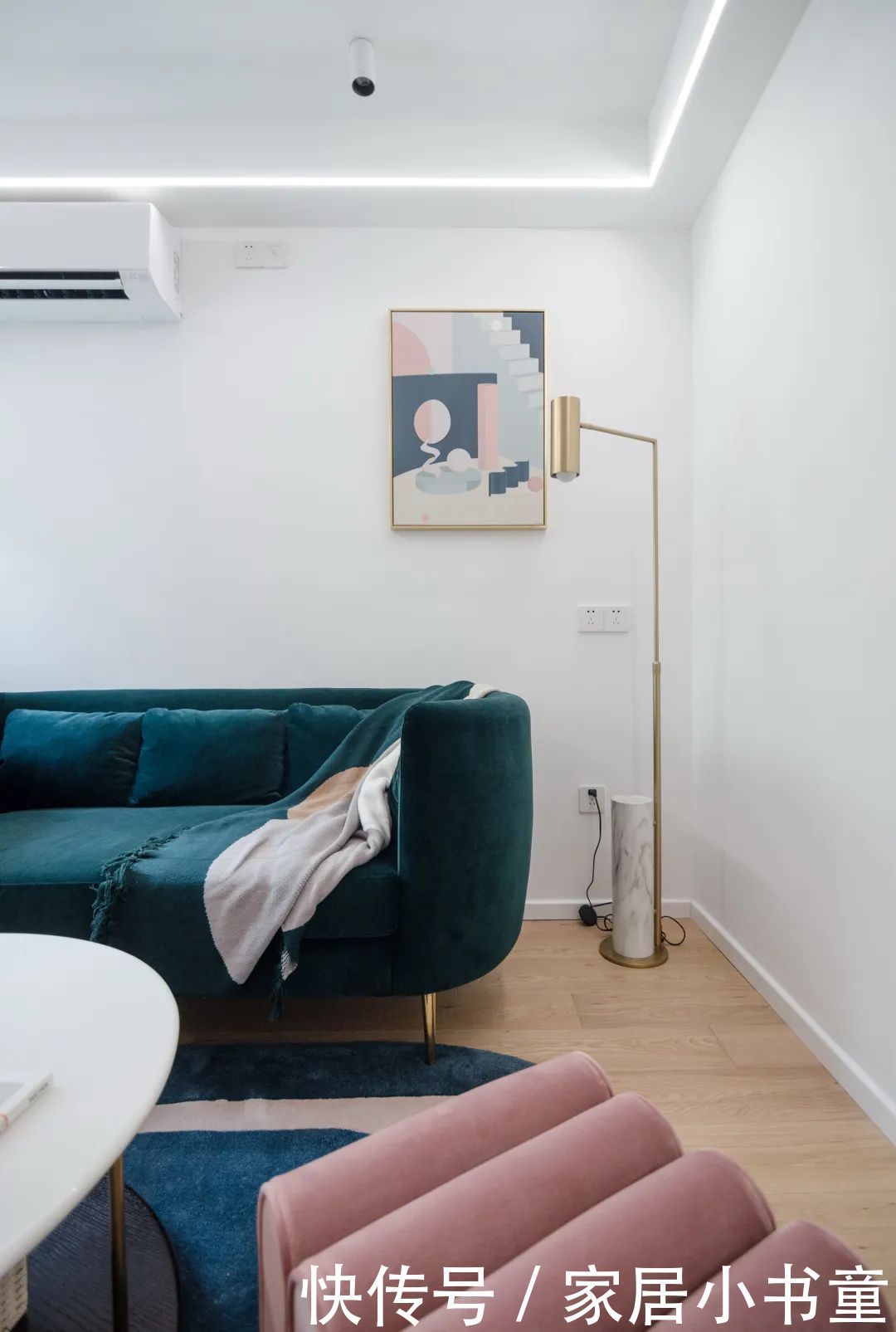 整体空间|谁说旧房改造配色不能更大胆一点!