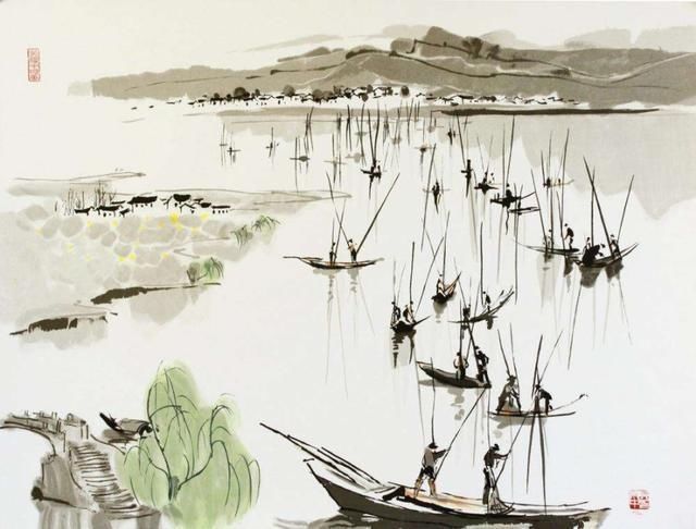  方艺术|“中国画”吴冠中画的太好，中国画在他笔下活了起来