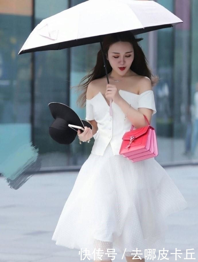  婚纱|美女的“西装婚纱”太好看了，混搭风还挺时尚