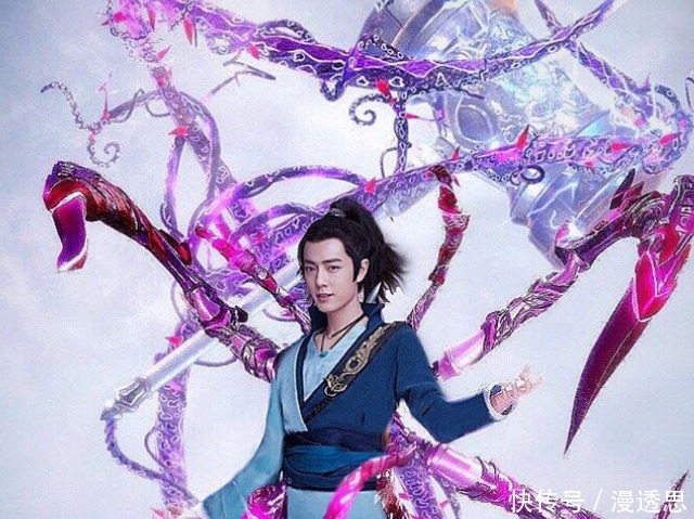  毕竟|真人版斗罗大陆：唐三的形象很到位，配上八蛛矛，尽显男人的魅力