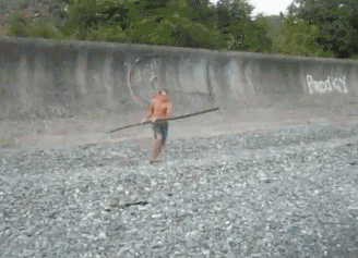 GIF|搞笑GIF:跟着这妹子二里地了,我该怎么上前打招呼呢