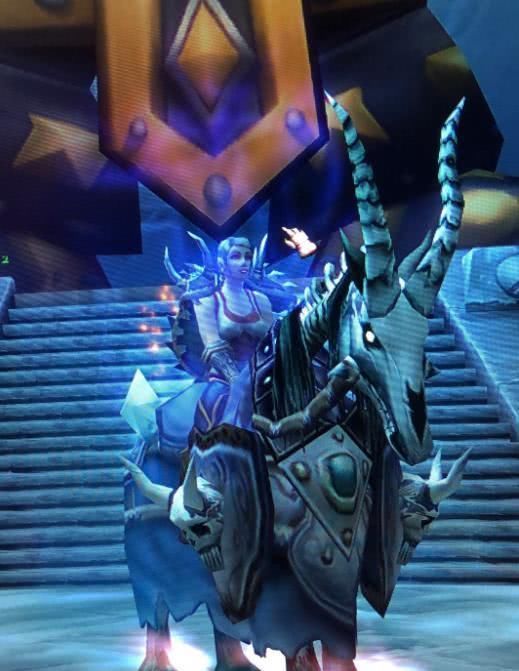 怀旧|魔兽怀旧服欧皇玩家连刷DK马540次,终于圆梦喜提骷髅战马