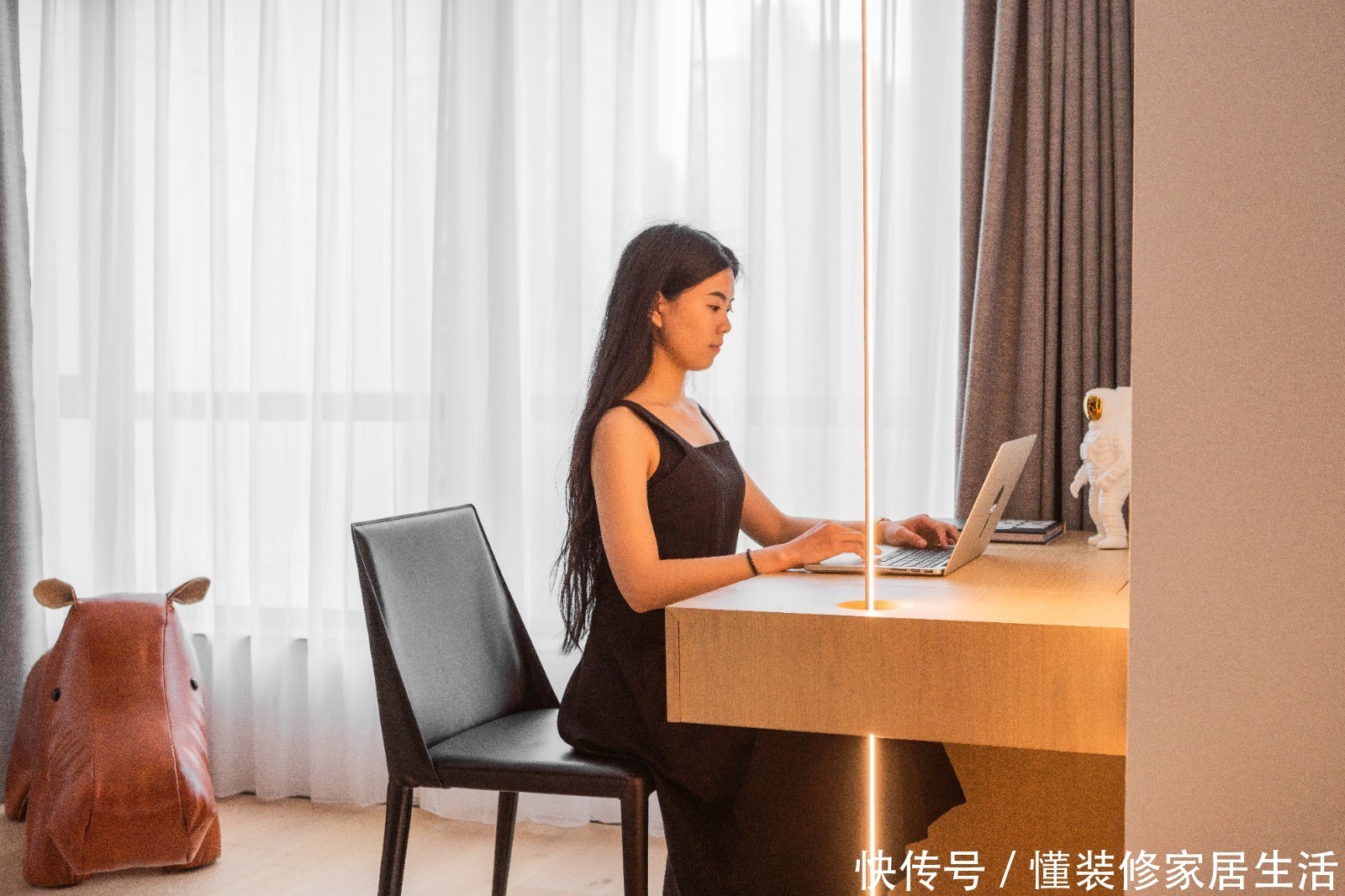 开放式|上海小姑娘的100㎡新家,全屋开放式布局,入户第一眼,就着迷了