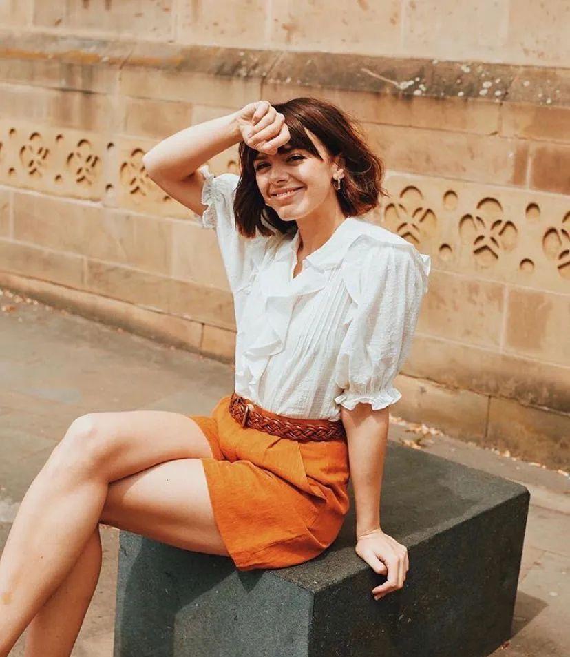  纸袋|衬衫+纸袋裤=今夏巨in混搭，美到不像话！