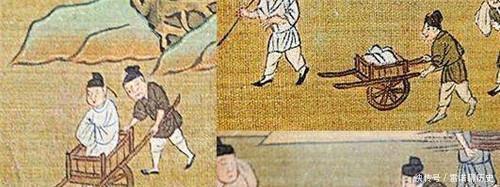 清明上河图|放大后的《清明上河图》老板,你是不是拿错了,菜刀可不是斧头