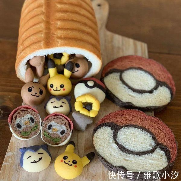 插画|日本妈妈为儿子做“插画面包”,包中有包,咬一口,里面还有惊喜