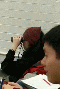 怪不得|搞笑GIF：怪不得打篮球那么好呢？这么小就开始学习了啊！