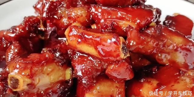 红亮|2分钟教你糖醋排骨做法,色泽红亮,酸甜适口又酥烂,比饭店好吃