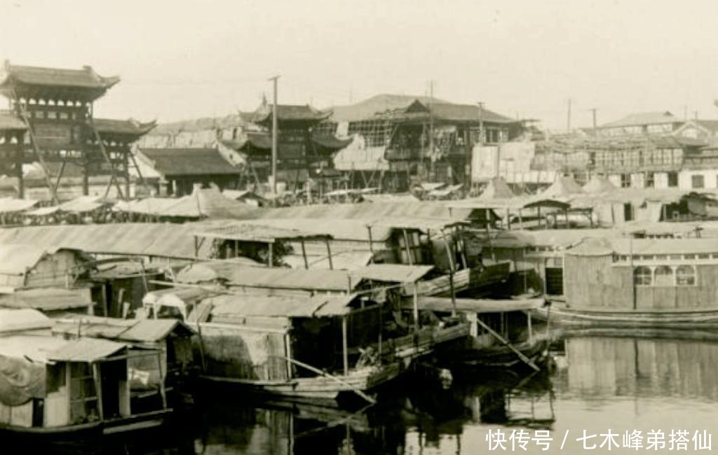  水乡|老照片: 山清水秀的富庶水乡, 江南地区1925年