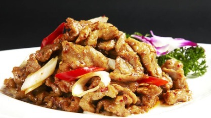 两道菜|葱椒炝鱼片和葱椒炝里脊片这样做, 让你盘盘光的两道菜