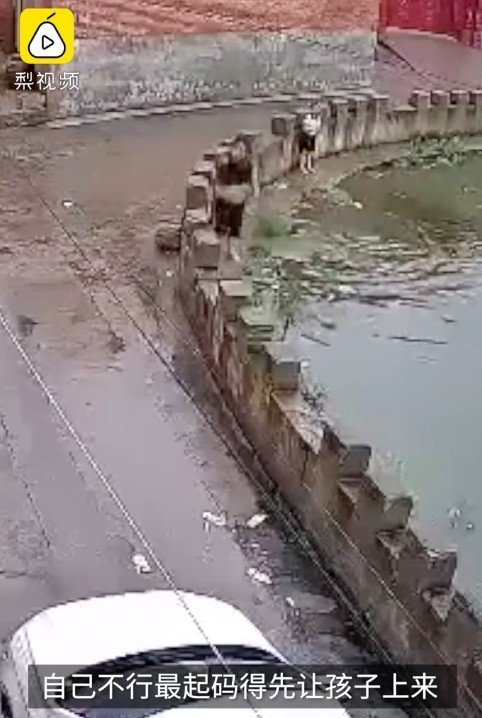  落水|5岁妹妹落水8岁姐姐跳水救，上演惊魂2分钟
