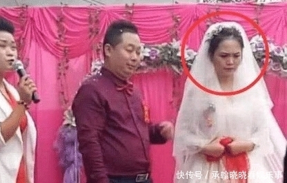 给够|全网“最不快乐”新娘,全程哭丧着脸,网友:彩礼没给够?