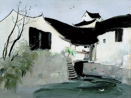 方艺术|“中国画”吴冠中画的太好,中国画在他笔下活了起来